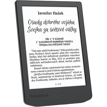 

PocketBook 619 Verse Lite, Midnight Gray, šedý