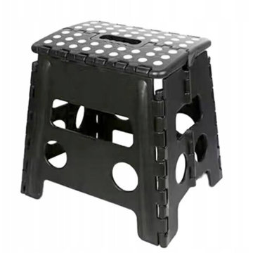

Netprice Velká skládací stolička, černá 40 × 38 × 30 cm