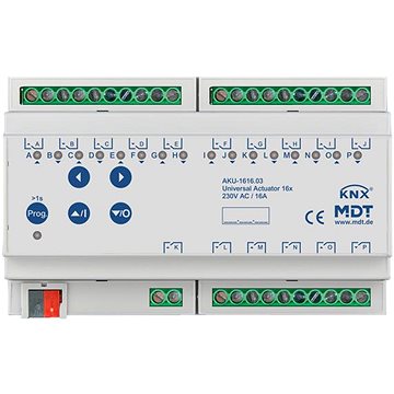 

MDT Technologies Univerzální aktor 16násobný, 8M, 16A, 100µ, 15ECG, 230VAC