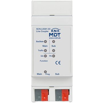 

MDT Technologies Liniová spojka, 2M, rozšířené skupinové adresy a KNX Data Secure