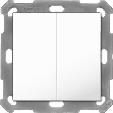 

MDT Technologies KNX 2tlačítko 55x55 mm, bílá