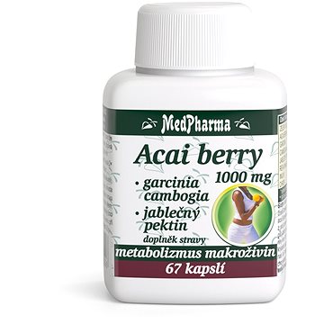 

MedPharma Acai berry 1000 mg + Garcinia - 67 cps.