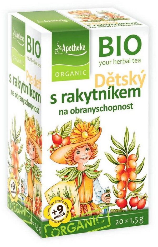 

Apotheke BIO Čaj Dětský Rakytníkový 20 × 1,5 g