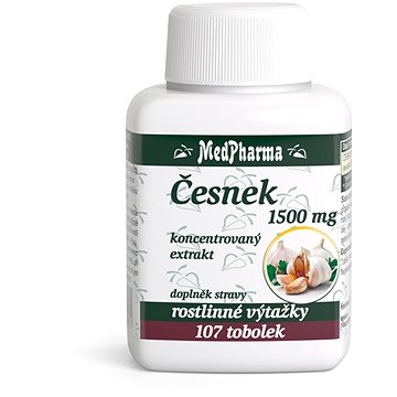 

MedPharma Česnek 1500 mg - 107 tob.