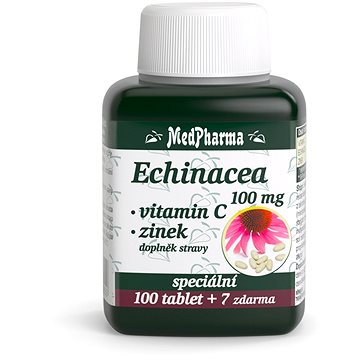 

MedPharma Echinacea 100 mg + Vitamin C + Zinek - 107 tbl.
