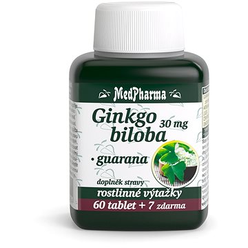 

MedPharma Ginkgo biloba + Guarana - 67 tbl.