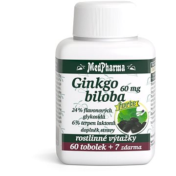

MedPharma Ginkgo biloba 60 mg Forte - 67 tob.