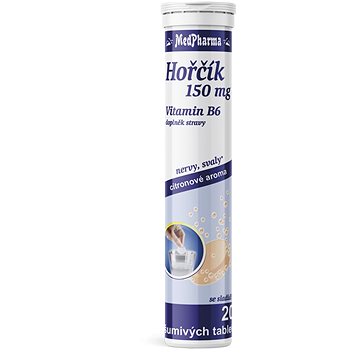 

MedPharma Hořčík 150 mg + Vitamin B6 - 20 tbl. effer.