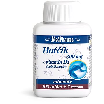 

MedPharma Hořčík 300 mg + Vitamin D - 107 tbl.
