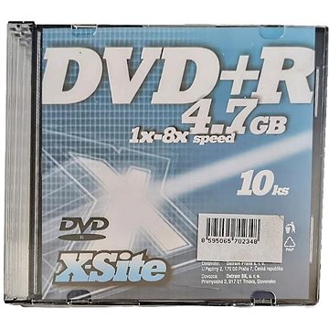 

X-Site DVD-R 10 pck slim box