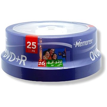 

Memorex DVD+R 25 Cake