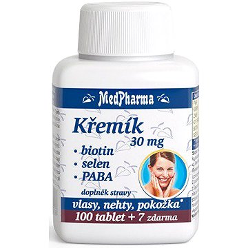 

MedPharma Křemík 30 mg + biotin + selen + PABA 107 tablet