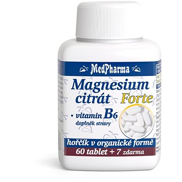 

MedPharma Magnesium citrát Forte B6 - 67 tbl.