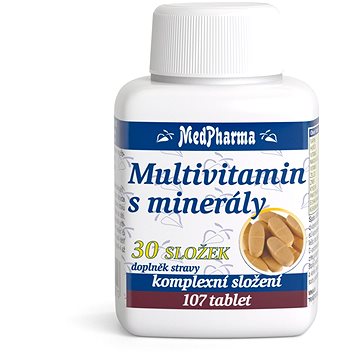 

MedPharma Multivitamin s minerály 30 složek - 107 tbl.