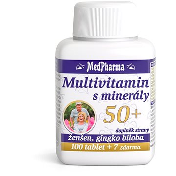 

MedPharma Multivitamin s minerály 50+ - 107 tbl.