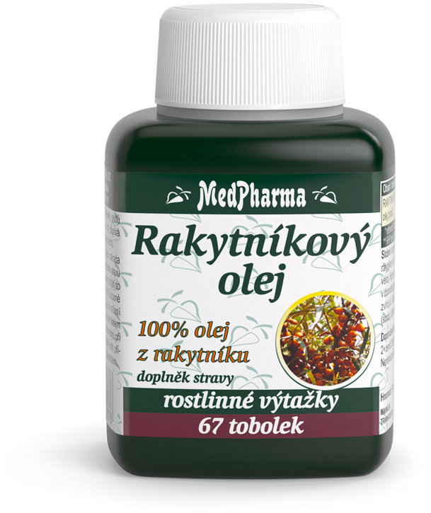 

MedPharma Rakytníkový olej – 100% olej z rakytníku 67 tablet