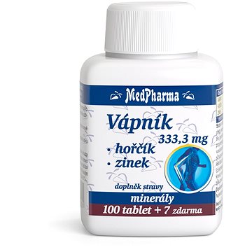 

MedPharma Vápník 333,3 mg + Hořčík + Zinek - 107 tbl.
