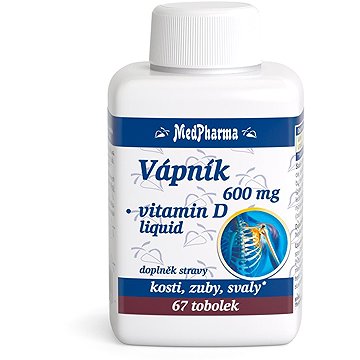 

MedPharma Vápník 600 mg + Vitamin D - liquid - 67 tob.