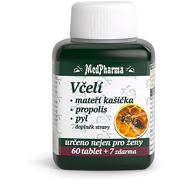

MedPharma Včelí mateří kašička + propolis + pyl 67 tobolek