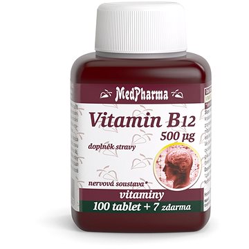 

MedPharma Vitamin B12 500 mcg - 107 tbl.