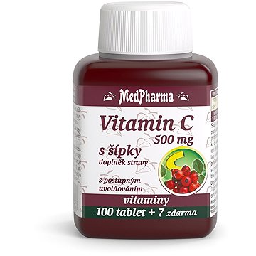 

MedPharma Vitamin C 500 mg s šípky, prodl. účinek - 107 tbl.