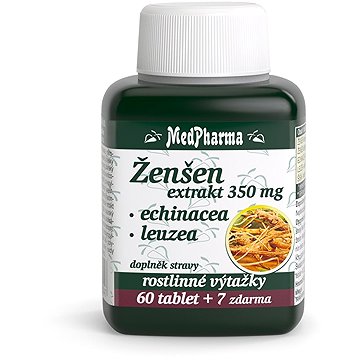 

MedPharma Žen-šen + Echinacea + Leuzea - 67 tbl.