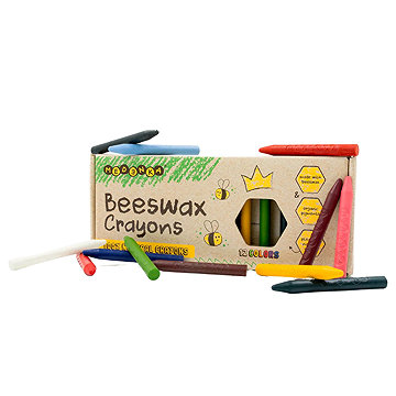 Medenka Přírodní z včelího vosku 12 ks, klasické barvy 3+