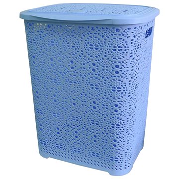 

Mega Plast, Koš na prádlo MONAKO, 57 × 45 × 38 cm, světle modrý