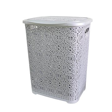 

Mega Plast, Koš na prádlo MONAKO, 57 × 45 × 38 cm, šedý