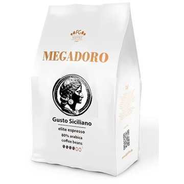 

MEGADORO Gusto Siciliano 500g, prémiová, zrnková