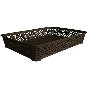

Mega Plast, Košík MONAKO M, 6 × 36 × 27 cm, wenge