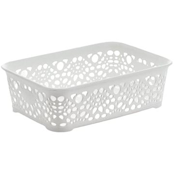 

Mega Plast, Košík MONAKO XS, 6 × 20 × 14 cm, bílý