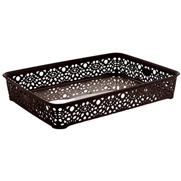 

Mega Plast, Košík MONAKO S, 6 × 26 × 20 cm, wenge
