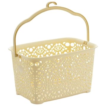 

Mega Plast, Košík na kolíčky MONAKO, 13 × 23,5 × 15,5 cm, krémový