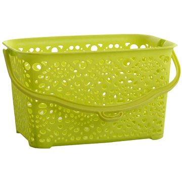 

Mega Plast, Košík na kolíčky MONAKO, 13 × 23,5 × 15,5 cm, světle zelená