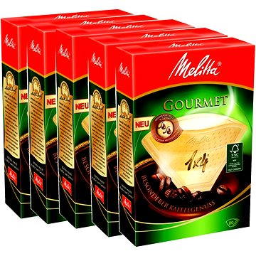 

Melitta filtry 1x4/80 Gourmet, balení 5 ks