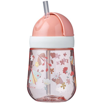 

Mepal Dětský trénovací hrnek s brčkem Little Dutch 300 ml Flowers & Butterflies