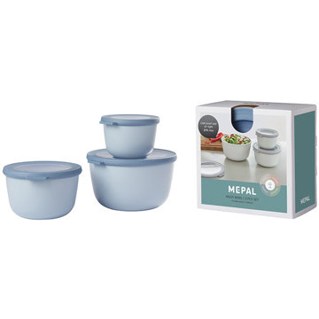 

Mepal Set 3 ks misek Cirqula Nordic Blue 0,5 l + 1 l + 2 l