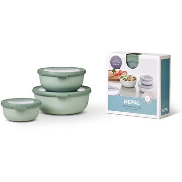 

Mepal Set 3 ks misek Cirqula Nordic Sage 0,35 l + 0,75 l + 1,25 l