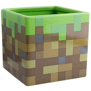 Minecraft: Grass Block - stojánek na psací potřeby