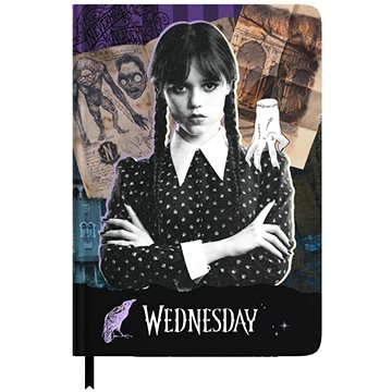 Netflix Wednesday: Thing - zápisník A5