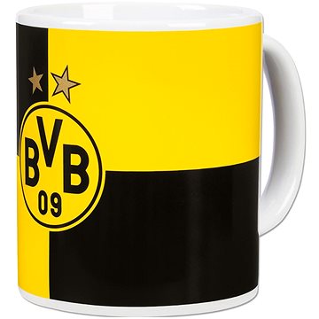 

FotbalFans Keramický hrnek Borussia Dortmund FC, 300 ml, žluto-černý