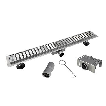 

Mereo Odtokový sprchový žlab 70 cm, vč. roštu STRIP