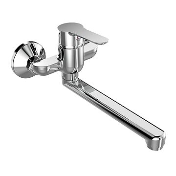 

Mereo Dřezová nástěnná baterie ,Zuna, 100 mm, s ramínkem plochým rovným 210 mm, chrom