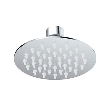 

MEREO Talířová sprcha horní, Slim, kulatá, o 100 mm, s kloubem, nerez