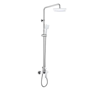 

MEREO Nástěnná sprchová baterie Dita 150 mm se sprchovou soupravou, ruční a talířovou sprchou 220x22