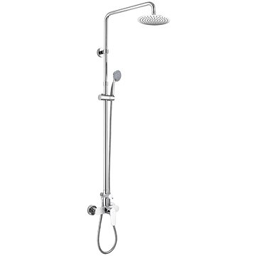 

MEREO Nástěnná sprchová baterie Viana 150mm se sprch. soupravou, ruční a talířovou slim sprchou o 20