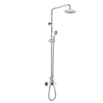 

MEREO Nástěnná sprchová baterie Eve 150mm se sprch. soupravou, ruční a talířovou slim sprchou o 200