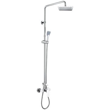 

MEREO Nástěnná sprchová baterie Viana 150mm se sprch.soupravou,ruční a talíř.sprchou slim 200x200mm