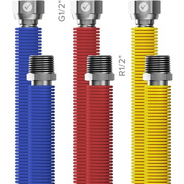 

MERABELL Připojovací set Flexi R1/2"-G1/2" 3 ks